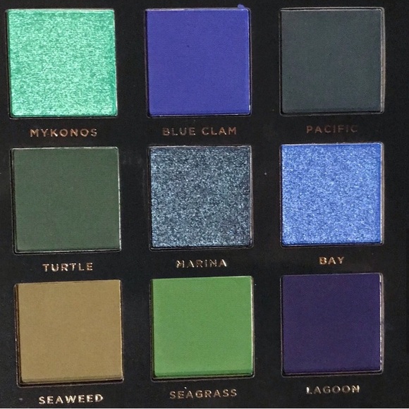 Ace Beaute OCEANIC Eyeshadow Palette Aqua Green Purple Blue Gorgeous! 24g *BNIB - Picture 7 of 16